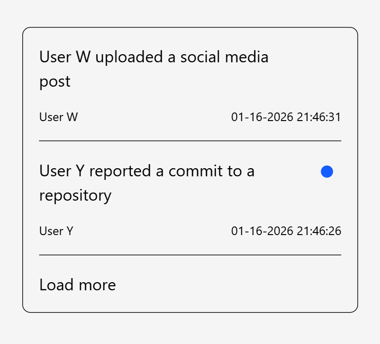 recipe searcher with a thumbnail in the center