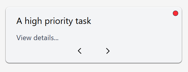 A high priority task