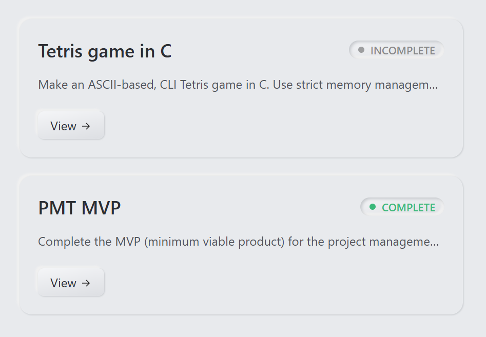 Project management tool